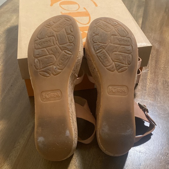 Korks, Jenneve wedge sandals, blush size 8 - Picture 7 of 7